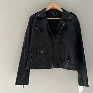 BCBG leather jacket